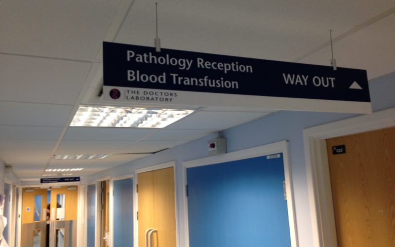 Wayfinding Signage Ealing Hospital